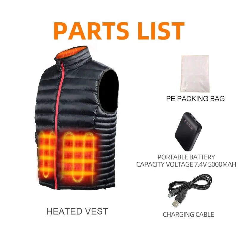 Customized Smart Charging Electric Heating Vest Heating Suit Shoulder Constant Temperature Heated Jacket