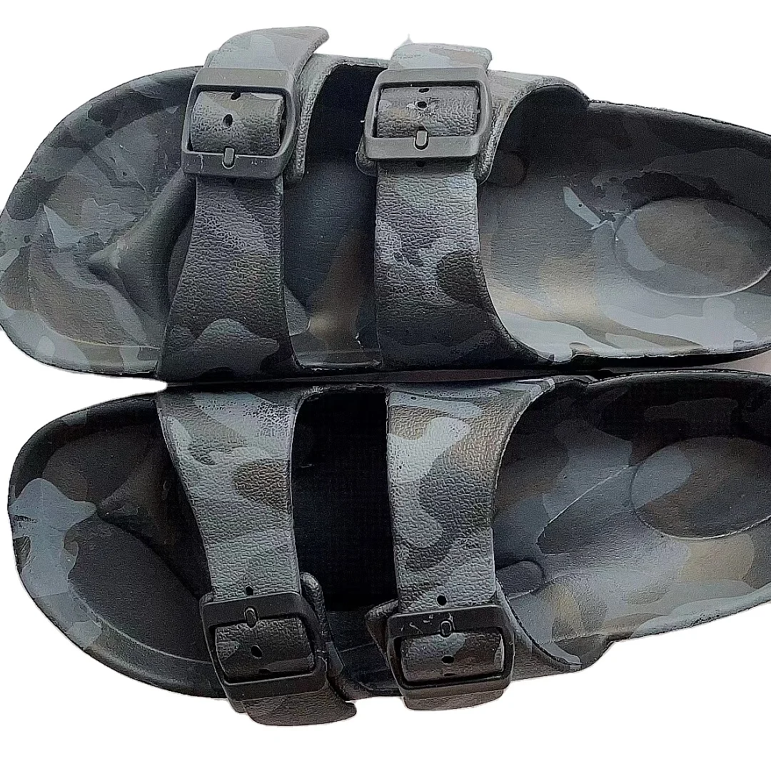 Hand made camouflage pam slippers from #Zayd Designs. #QualityAssured
