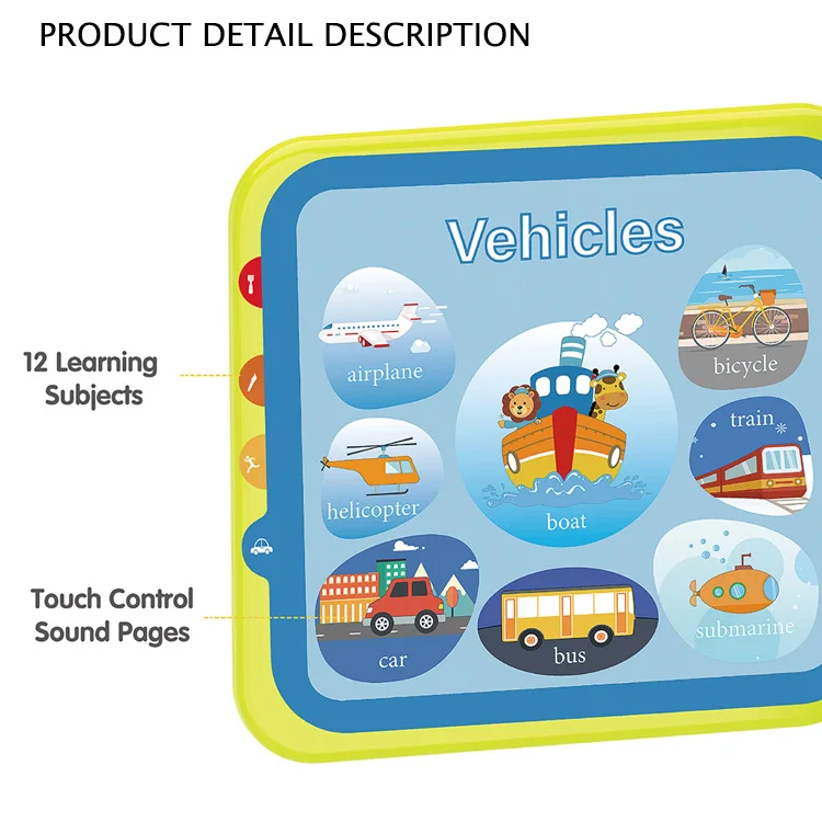 Обучающая машина 108 английских слов с обучающей книгой bluetooth