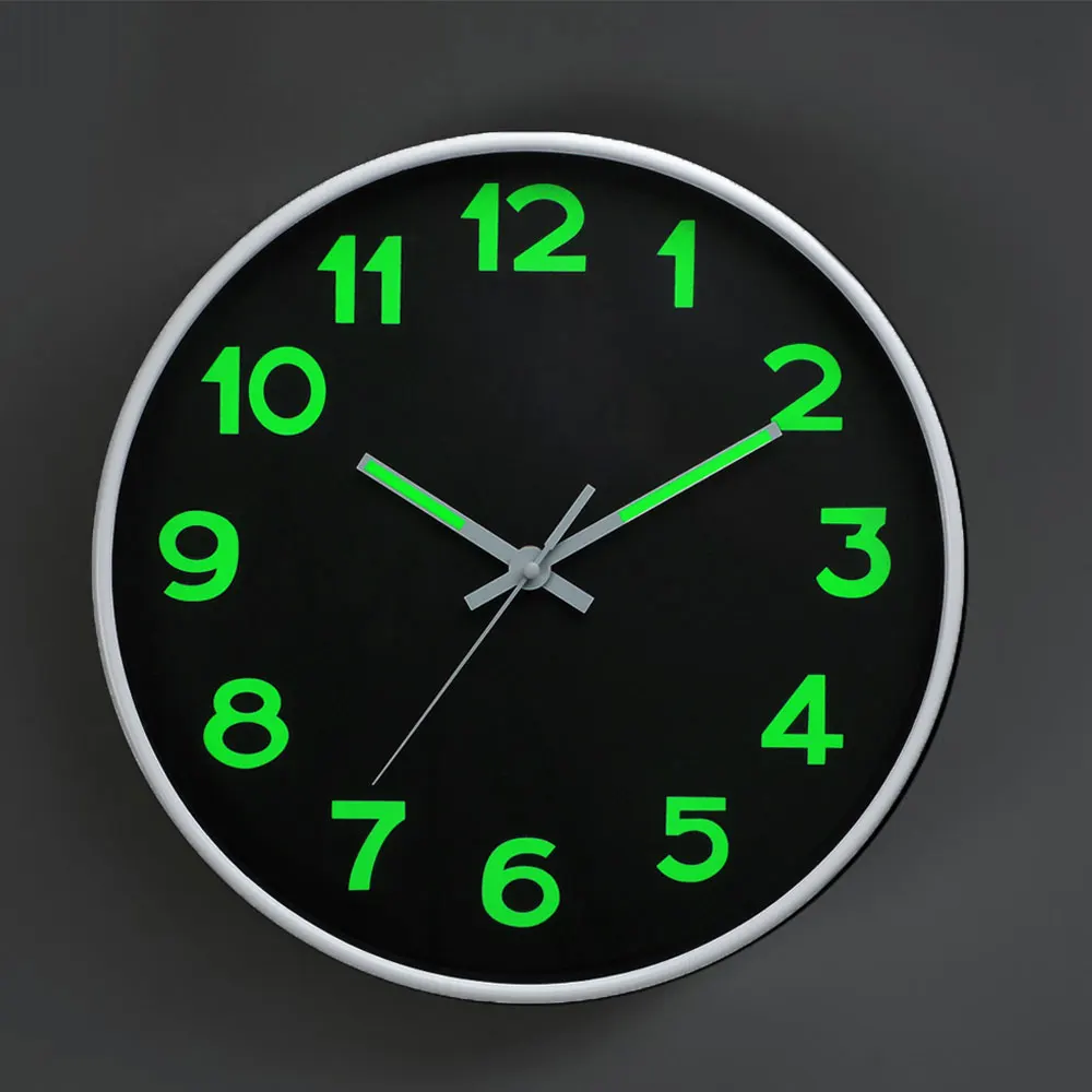 Wall Clock Home Decorative Promotional  Cheap Plastic Wall Clock