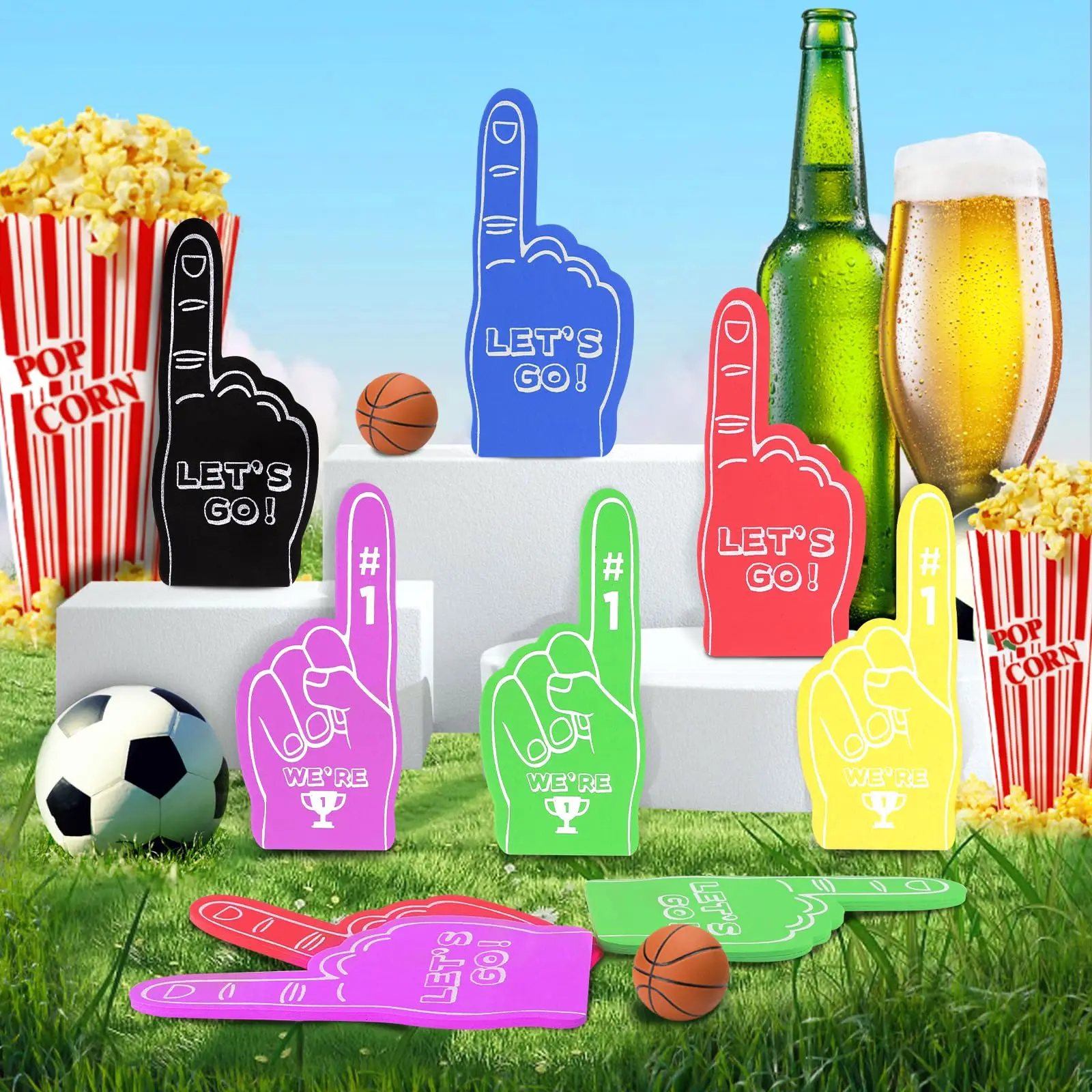 Hand Cheering Leading Cheering Gloves Foam Hand Finger Mini Foam Finger