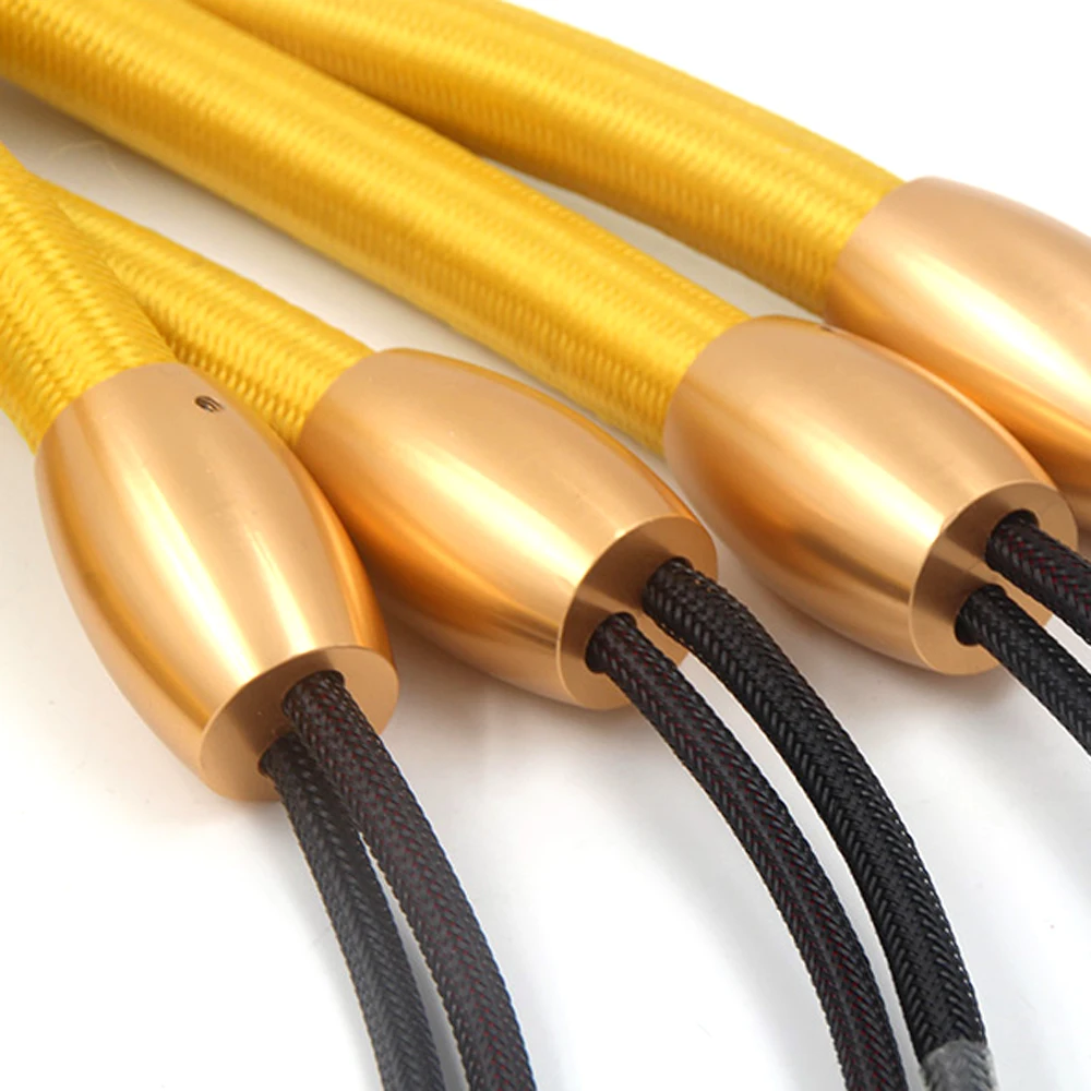 OCC HiFi Speaker Cable With 24K Gold Plated Banana Plugs – 12 AWG, Lengths From 1.5m To 5m (Pair)