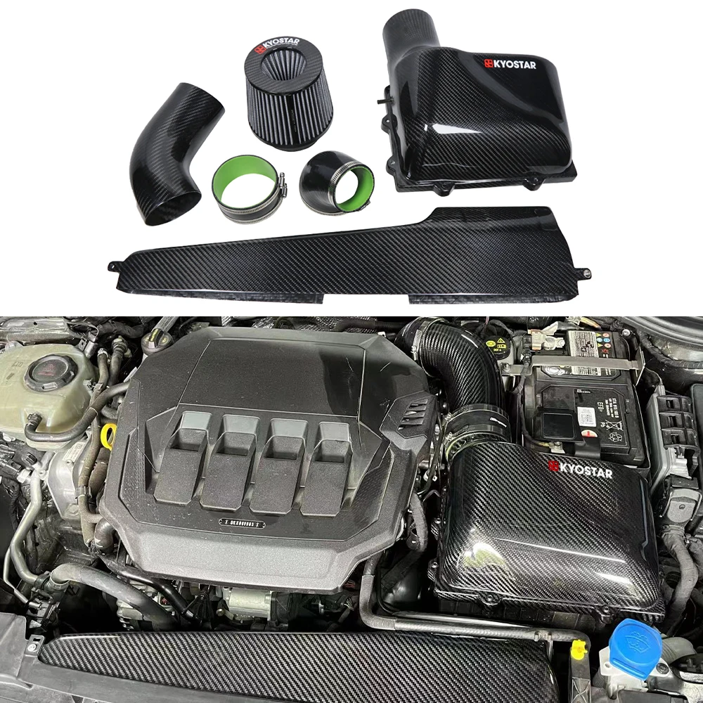Carbon Fiber Cold Air Intake System for VW Golf MK7 R GTI / S3 8V ...