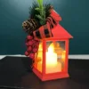 Red christmas bow swing style