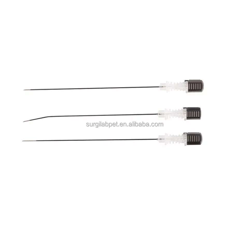Best Selling Straight Tip 18g Rf Needle Curved Tip RF Needle with Ultrasound Universal Echogenic Rf Needle Cannula