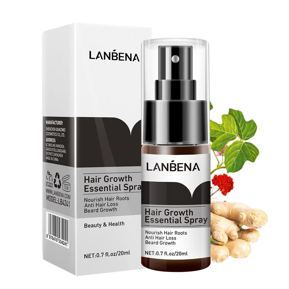 LANBENA Herbal Instant Hair Grow Spray Hair Treatment Growth Women Wholesale