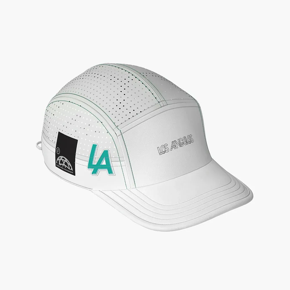 Customize Logo 5 Panel Cycling Caps Hat Flat Brim Sport Running Hat Upf