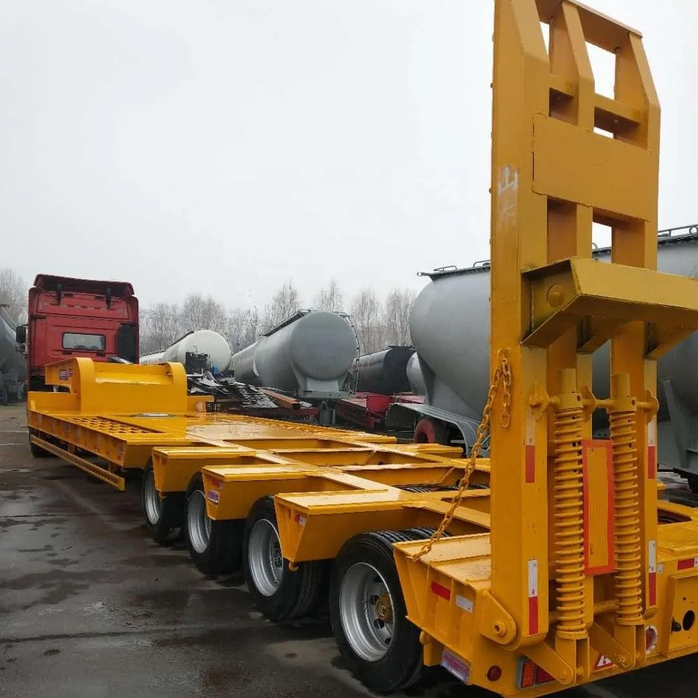 8 轴液压升降机的 ooseneck 半拖车定制销售