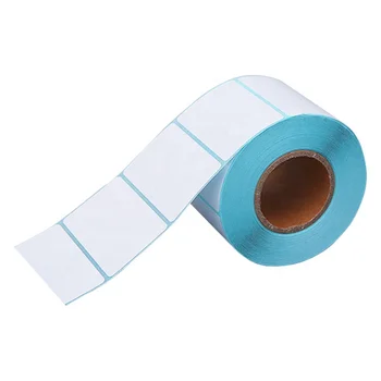 800 sheets roll 58x40 blank water-proof eco thermal paper self-adhesive scale sticker label for supermarket