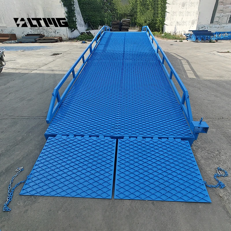 2024 New LTMG Movable Hydraulic Container Offloading Ramp  6t 8t 10t Forklift Vehicles Mobile Dock Leveler for Warehouse Factory