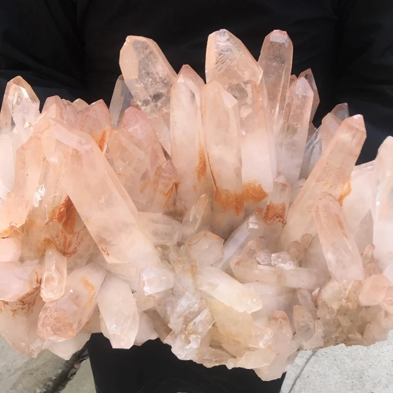 Оптовая продажа Исцеляющие кристаллы натуральный камень большие прозрачные Красного