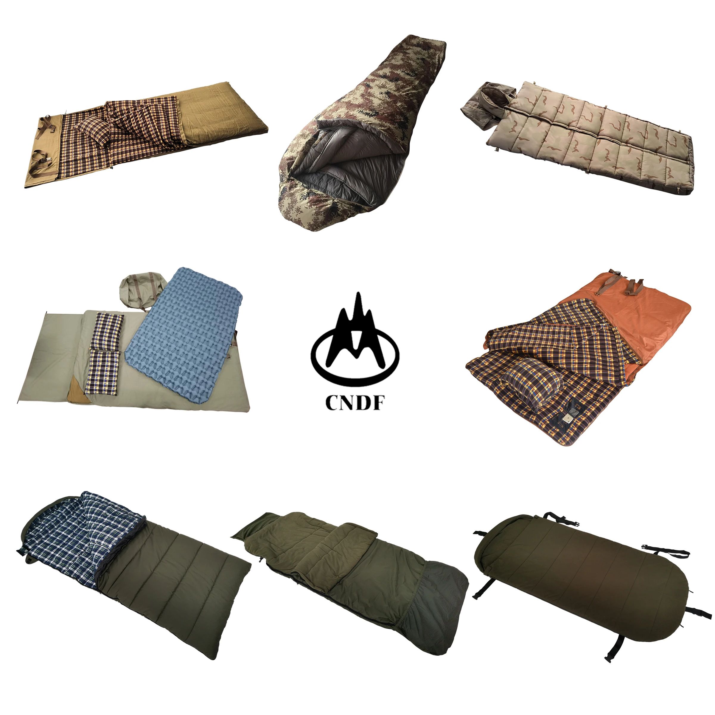 Water Proof Hunting Fishing Sleeping Bag,Used With Foldaway Bed,Velvet