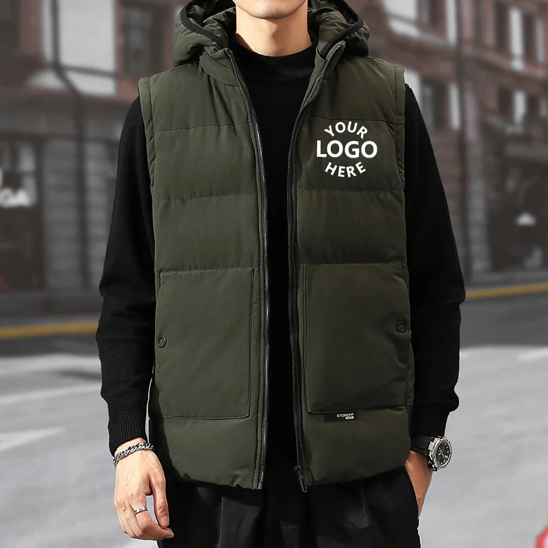 Custom Outdoor Sleeveless Bubble Jacket 