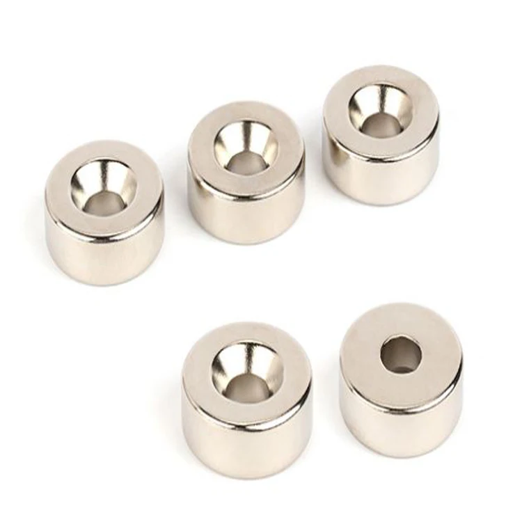 N52 сверхмощный цилиндрический чугунный потайной неодимовый магнит, мощный редкоземельный небольшой круглый магнит NdFeB на заказ