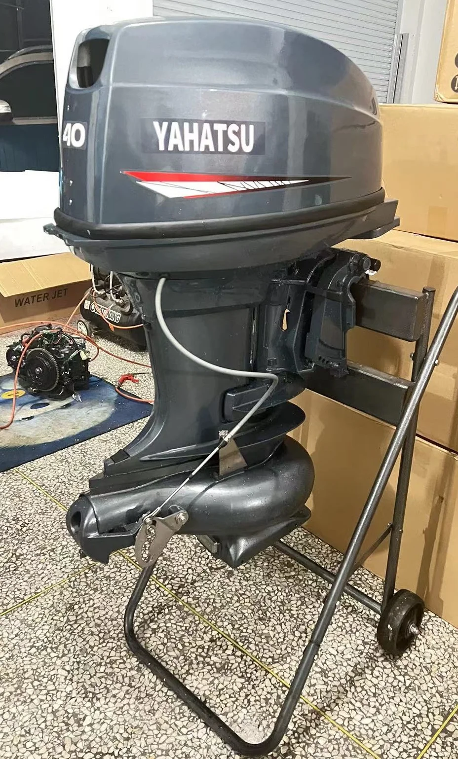 YAHATSU Jet  Drive   Outboard Motor 2 Stroke 40hp Marine Boat Engine Compatible with Original YAMAHA Boat Motor and Spare Parts