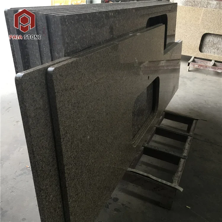 product brown snow customized granite benchtops kitchen laminate countertop for sale-4