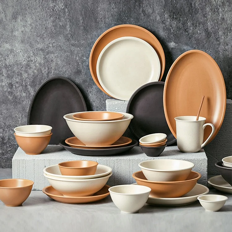 Custom Wholesale White Cheap Ceramic Dinnerware Sets Ceramic Kitchen