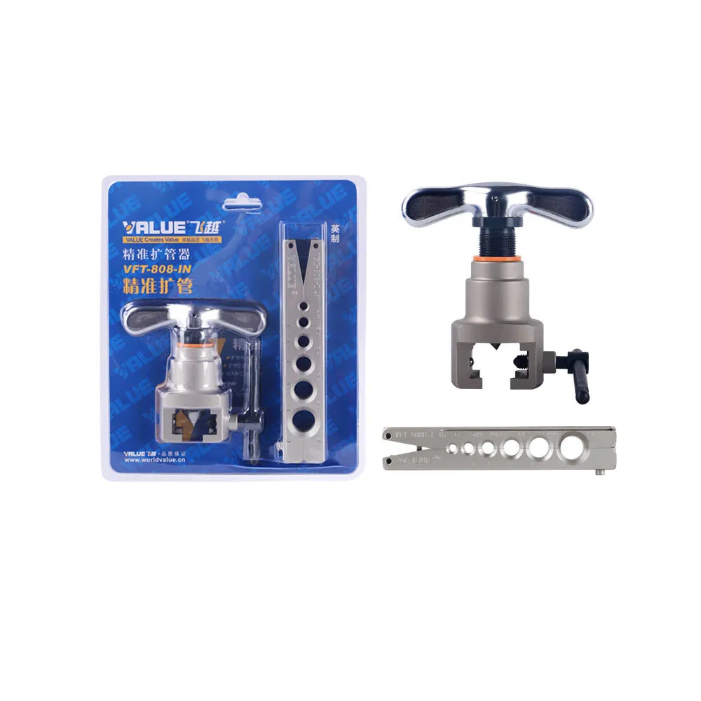 VFT-809-IS Easy Flaring Innovative Quick Flaring Tool Carbon Steel High Quality VALUE VFT-808-MI Flaring Tool Blow Box VFT-809-I