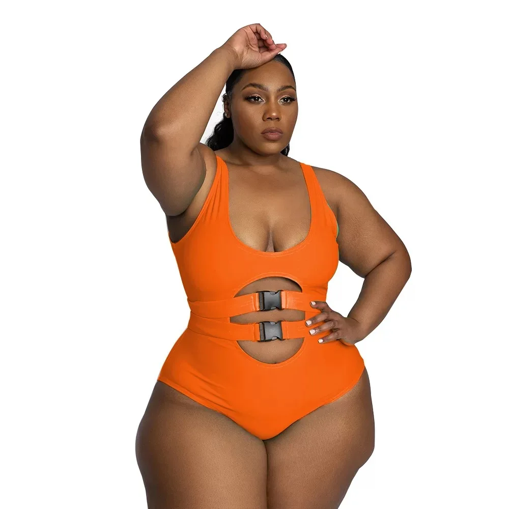 Belt 2024 buckle swimsuit