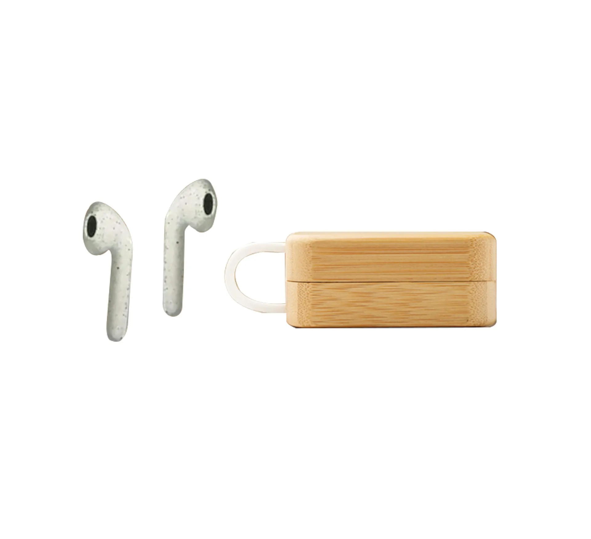 ECO Bamboo Wood Headphones Europe Hot TWS Wooden Wireless Connection Headset Earphone