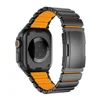 Black + Orange -Turtle-Back Buckle