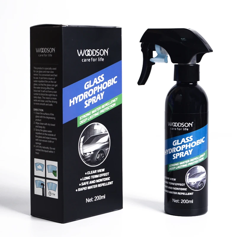 Glass Car Water Repellent Car Detailing Care Spray Hydrophobic Rearview Mirror Spray Car