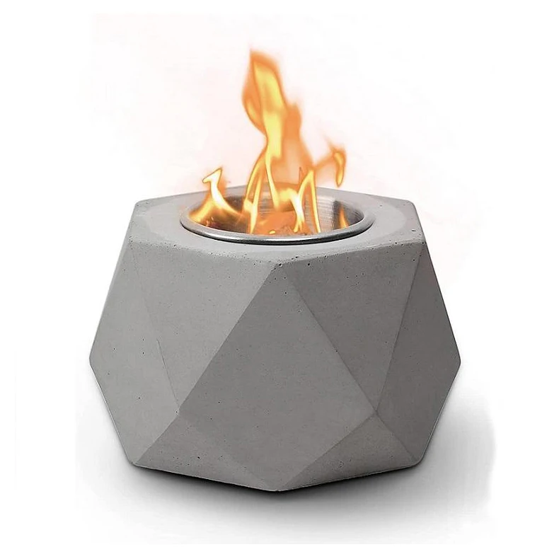 Tabletop Fire Pit Portable Fire Place Long Burning and Smokeless Indoor