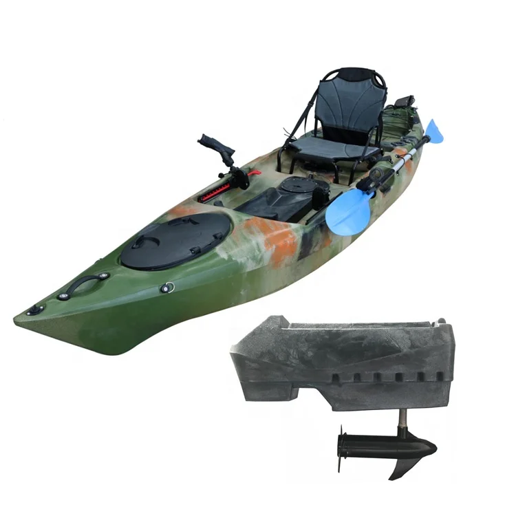 LLDPE or HDPE Variety Colors Kayak Fishing Kayak with Electric Motor Canoe Sit on Top Kayak for Sale