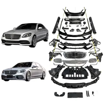 W222 S65 Facelift Car Bumpers Body Kit for Mercedes Benz W222 2014-2020 to AMG Bodykit