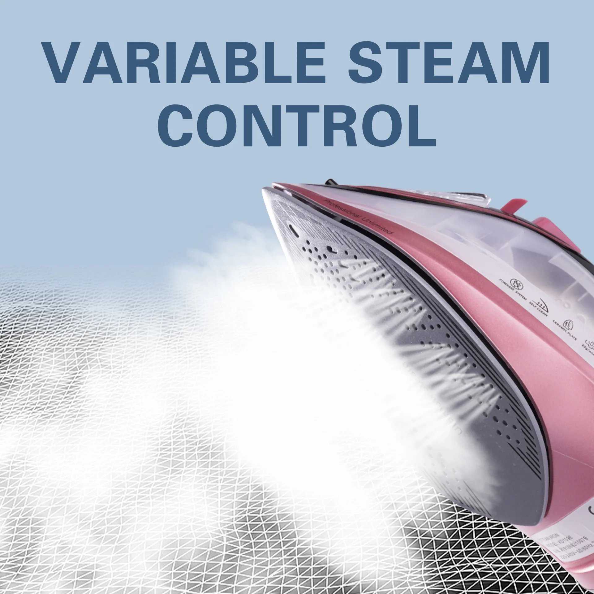 Cordless Steam Iron Steamer Electric Irons For Clothes Mini Steam Iron