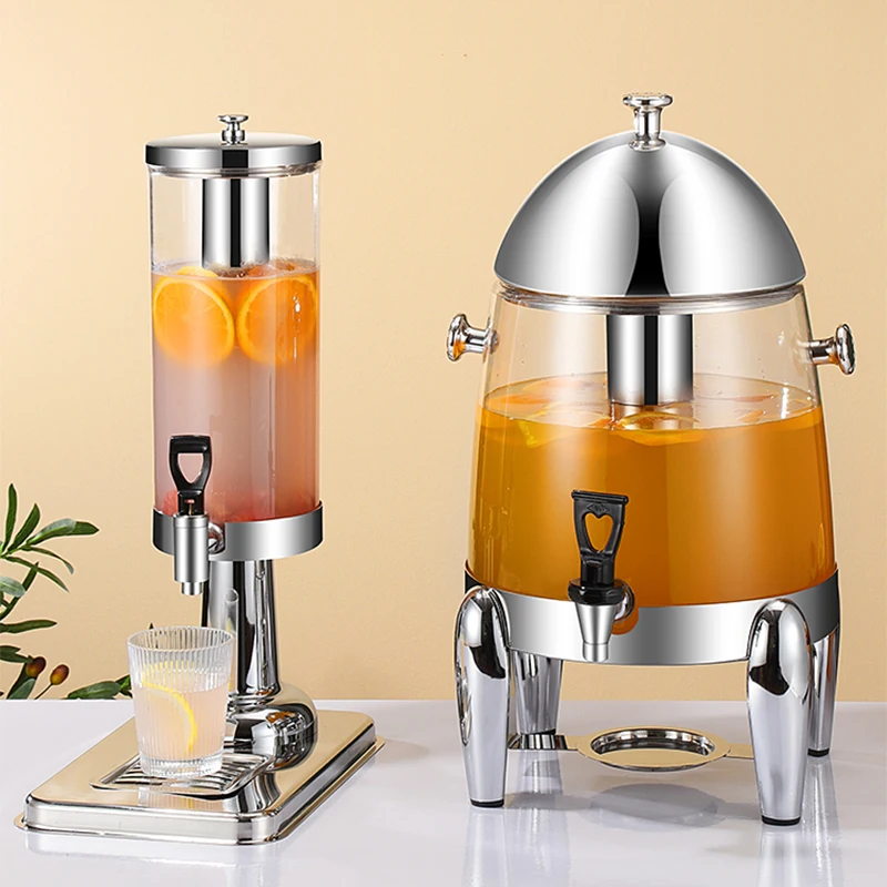 Drop Shipping Juice Dispenser Machine Gold Beverage 3/6/12L Stainless Steel