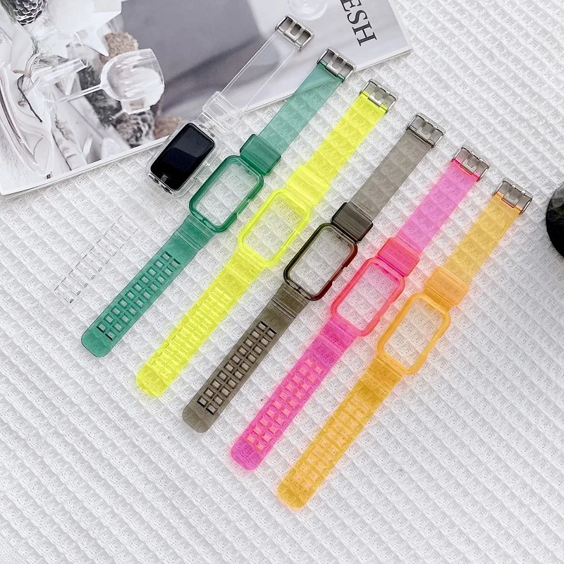 Per Huawei Honor Band 6 Cover Protettiva Sport Cinturino Di Ricambio In Tpu  Trasparente Cinturino Per Orologio Trasparente + Custodia - Buy Cinturino  Per Orologio Trasparente + Custodia,Per Cinturino In Tpu Huawei