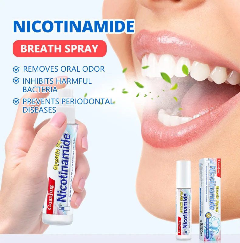 Antimicrobial Bad Breath Refreshing Vitamin Mouth Spray Mouth Freshener