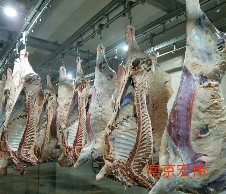 Butchers Meat Hanging Rails for Slaughterhouse