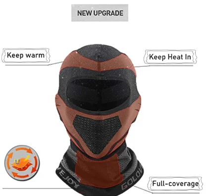 Passamontagna Integrale Mulor Per Moto E Sci - Traspirante, Anti-Appannamento, 4 Modi D'Uso - Foto 6