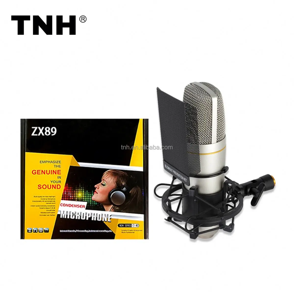 CM-ZX89 Professional Condenser Microphone for Gaming & Karaoke