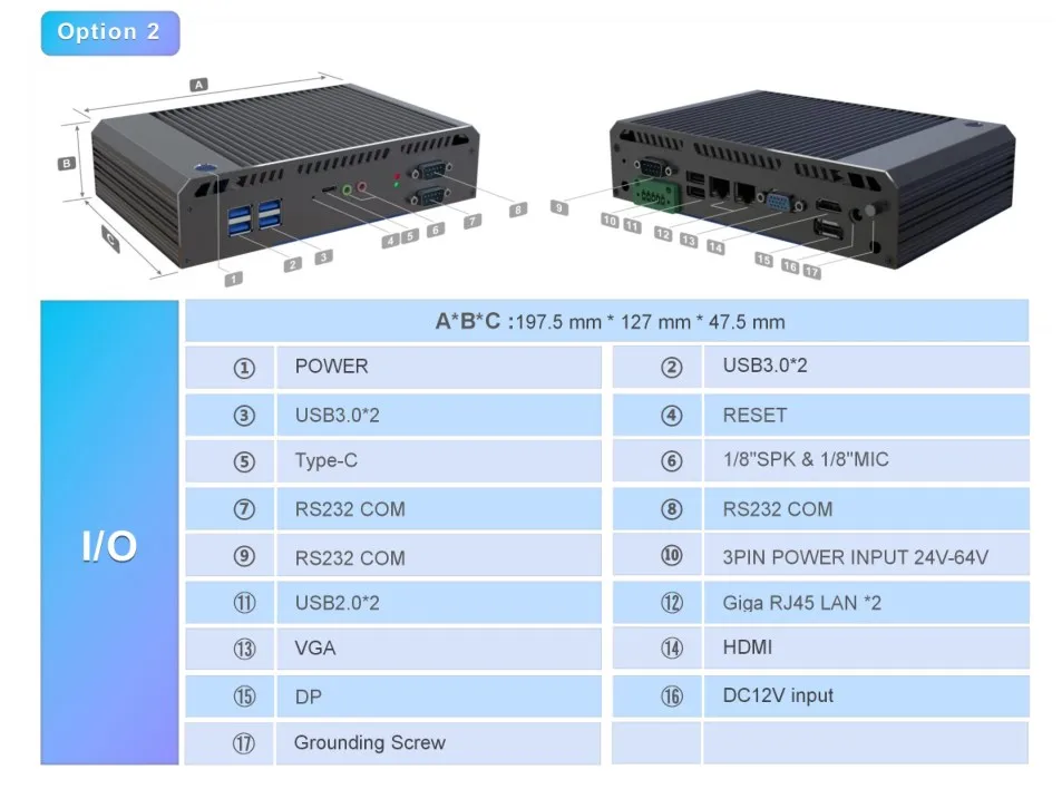 
Безвентиляторный компактный 2 Lan i3 7020U 3867U 4K TPM X86 RS232/RS485 GPIO 9-36V система barebone промышленный Мини ПК для киоска 