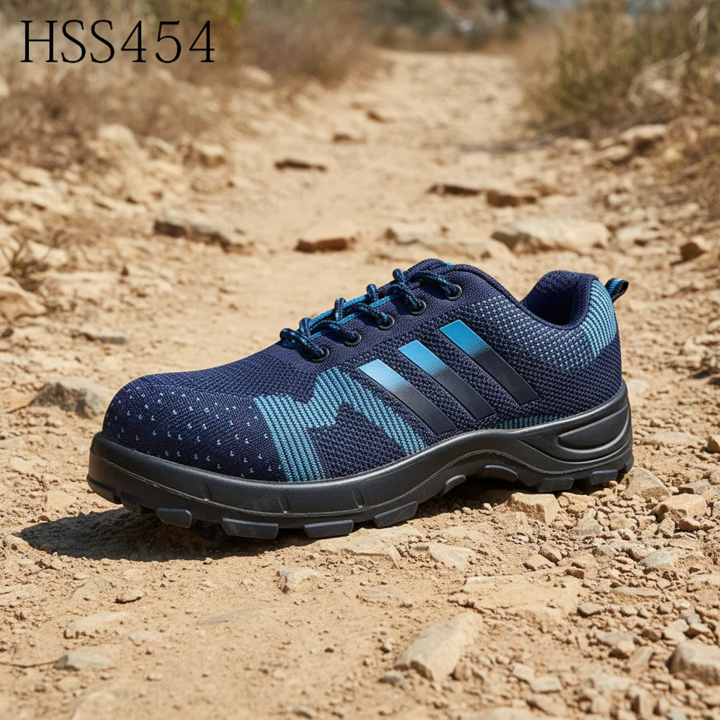 LXG,Mountaineering Lightweight Blue Color Safety Toe Tennis Shoes Factory Cheap Price PU/PU Outsole Outdoor Hiking Boots HSS454