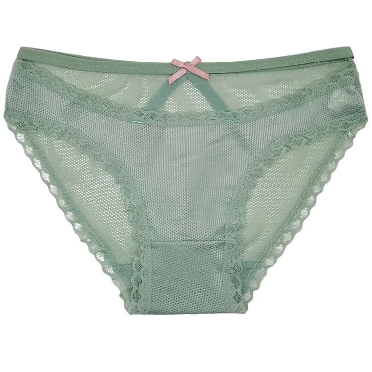 Yun Meng Ni New Sexy Style Transparent Nylon Brief Lady Panties