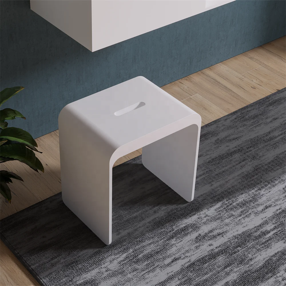 Hot Sale New Design Bathroom Shower Stool Bench Comfortable Shower Seat  Chair for Your Modern Shower Room