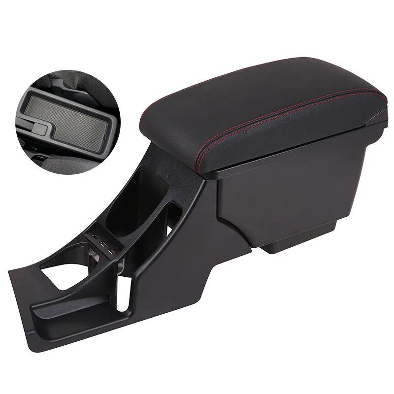 China Factory Cheap Price Armrest Box Pvc Leather for 2019 Volkswagen Lavida Armrest Box Car Interior Armrest Console Box