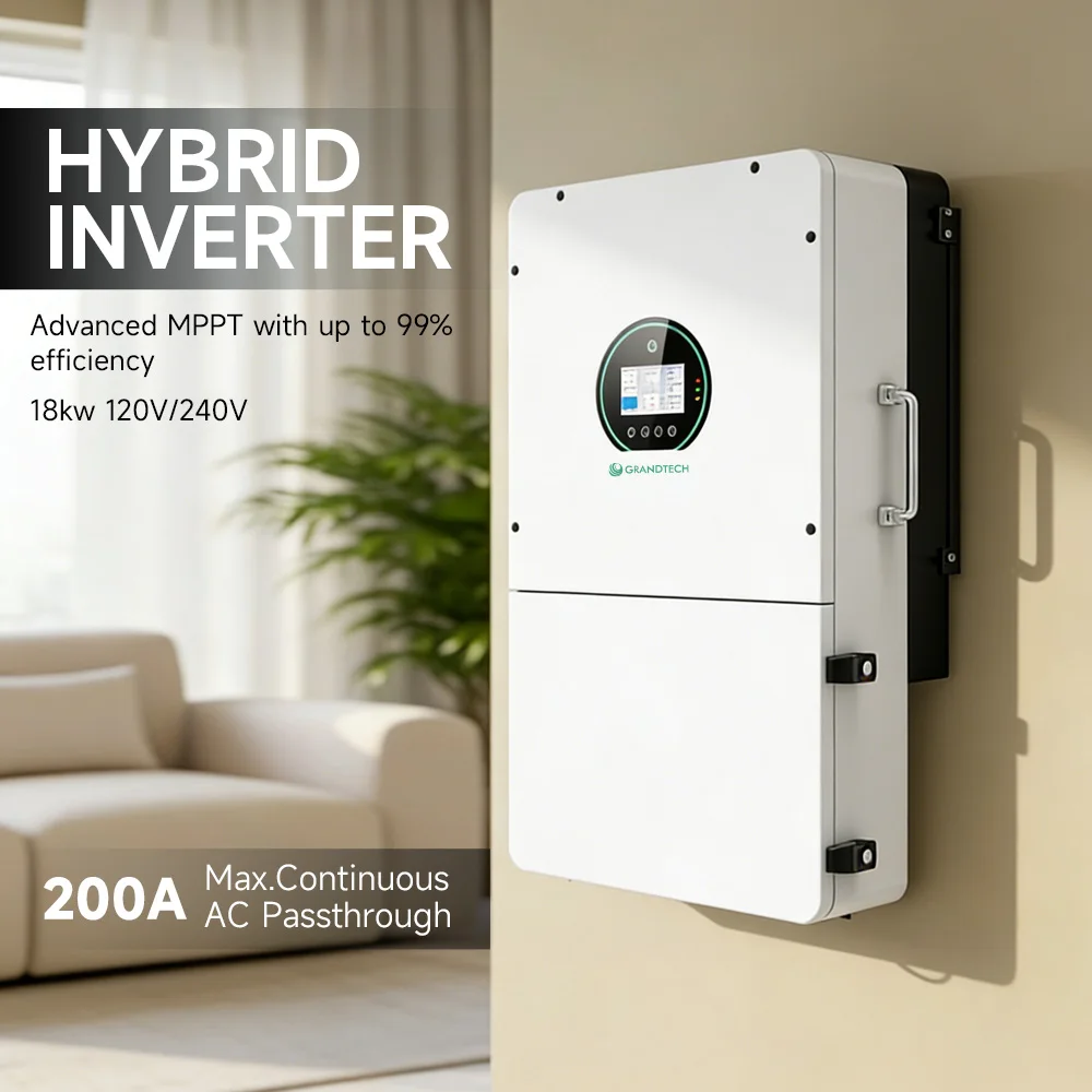 인기 판매 제품, 12kW/15kW/16kW/18kW 하이브리드 순정 사인파 태양광 인버터, 스플릿 페이즈 에너지 저장 인버터(태양광 시스템용)