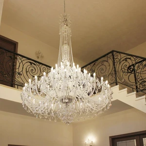 Vintage Style Decoration Chandelier Large Crystal Light for Banquet Hall Hotel Villa  Chandelier
