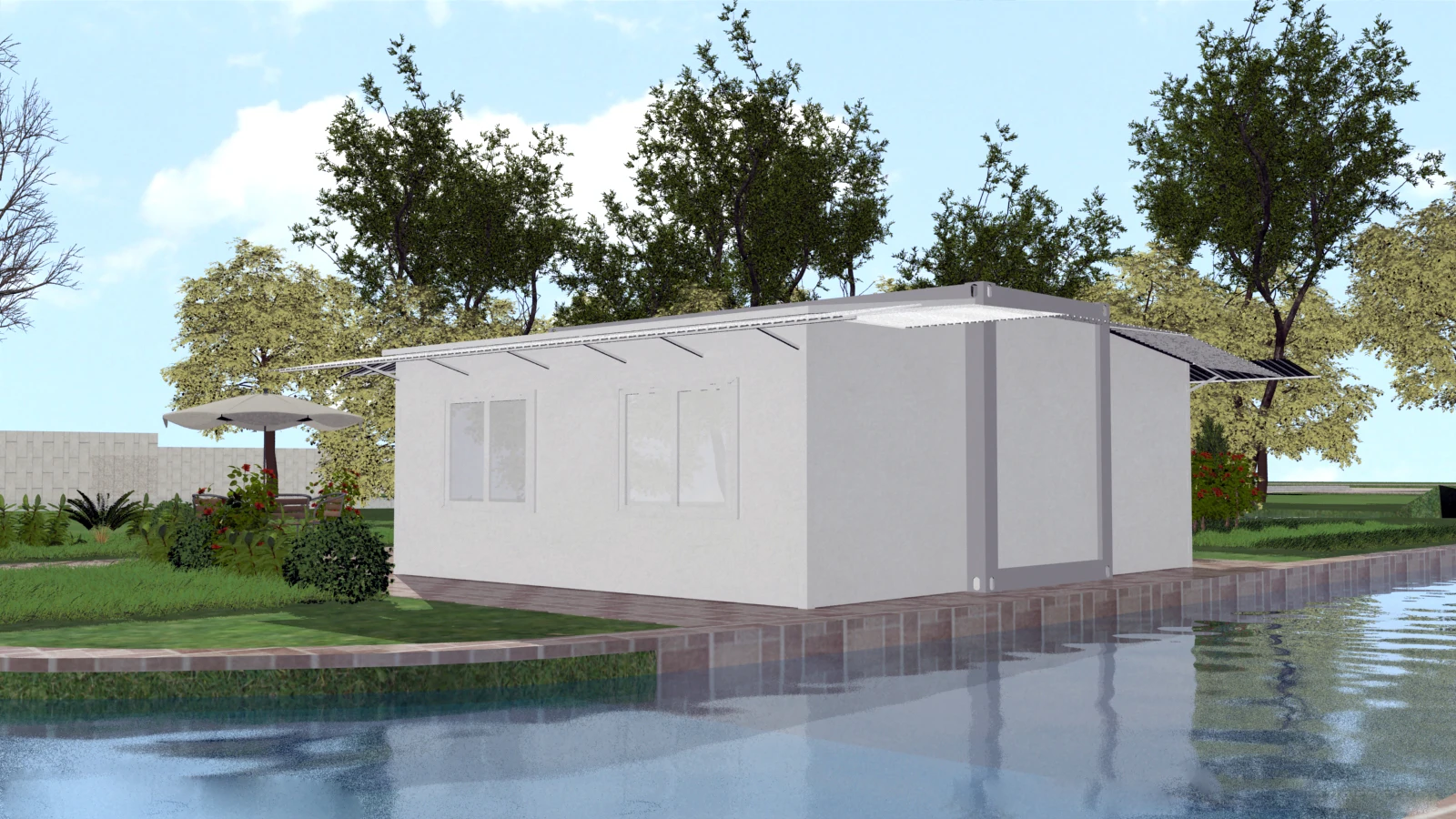 Standard Prefabricated Low Cost Mobile Prefab Expandable Office House