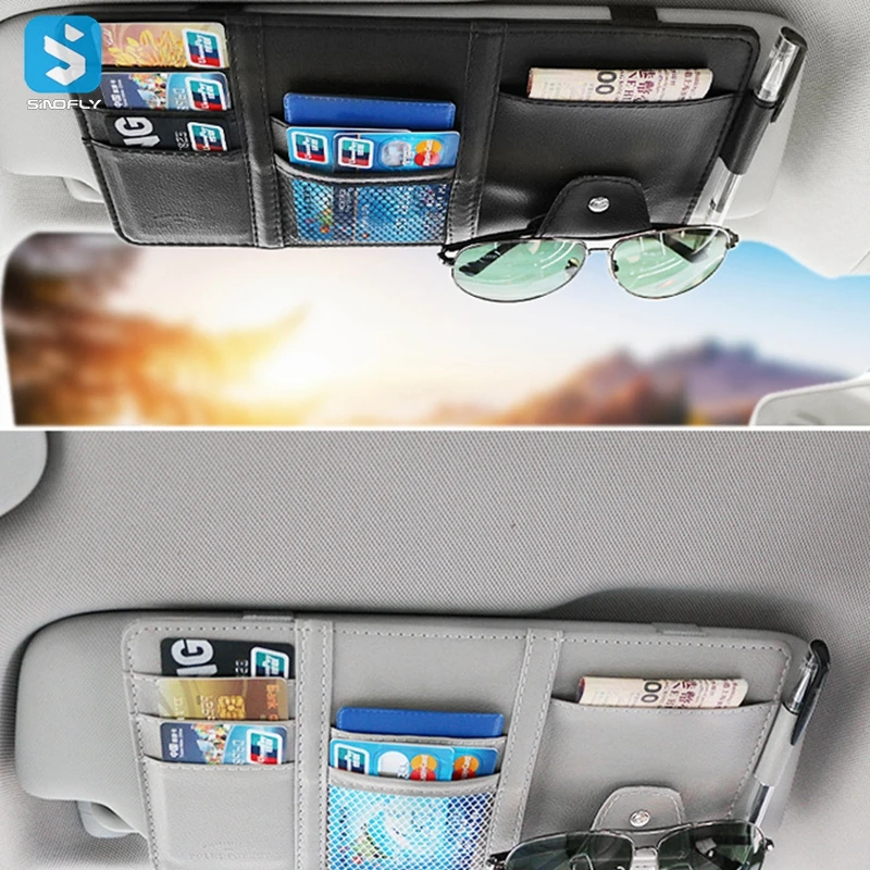 Hot Sale Car Sun Visor Organizer Multi Functional Card Glass Visor Storage Buy Car Sun Visor