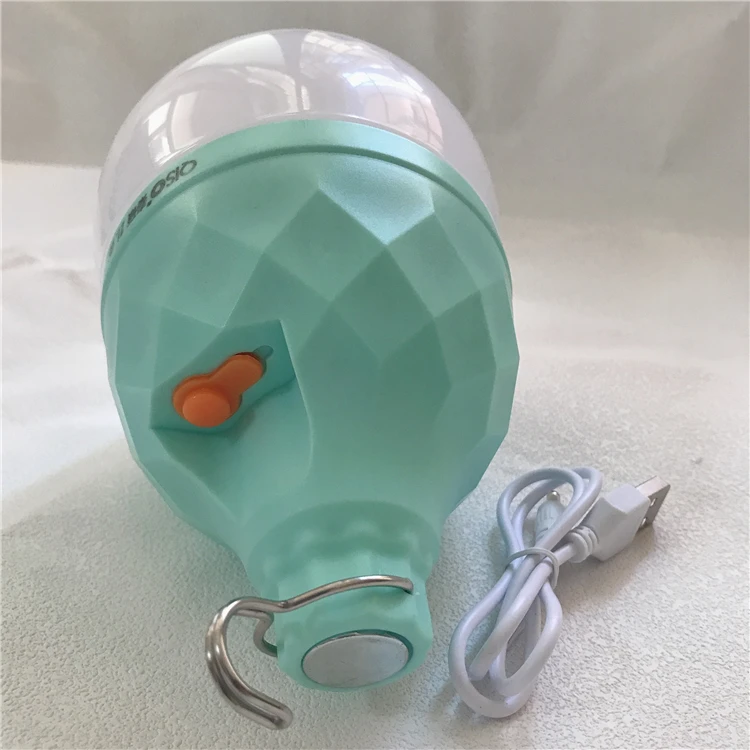 50W Portable Outdoor LED Light Bulbs Camping Hiking BBQ Outage Emergency USB Rechargeable Bulb