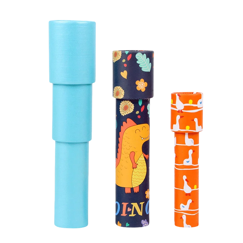 Красочный вращающийся бумажный калейдоскоп игрушка рекламный подарок на день рождения для детей