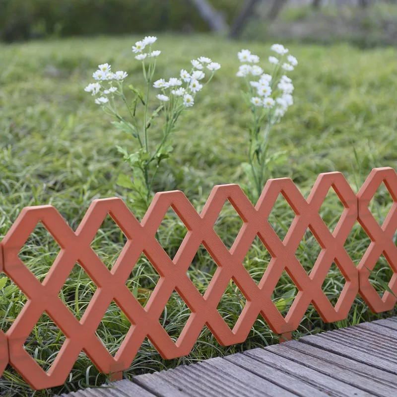 Great Ideas Set of 4 Mini Garden Mesh Fence Panels Plastic Lawn Edging for Plant Borders and Flowerbeds