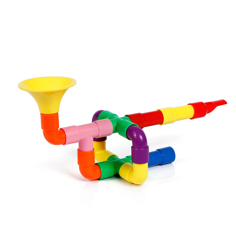 Popular DIY Children Intellectual Development Toys Assembly Building Blocks Plastic Kids Connecting Toys