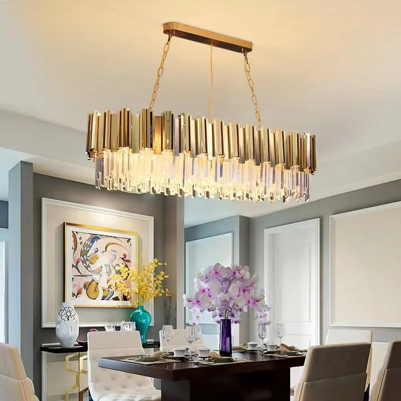 Modern Hotel Lobby Luxury Crystal Hanging Light Crystal Chandelier ...